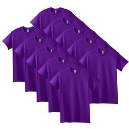 Gildan Men's G5000 Heavy Cotton T-shirt 10-pack - Purple