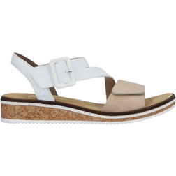 Rieker Sandalen Met Riem - Beige