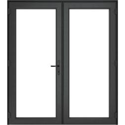 Crystal Left Hand Double Glazed French External Door Clear Glass (179x209cm)