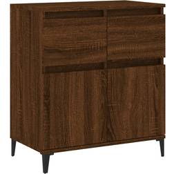 vidaXL Engineered Wood Brown Oak Sideboard 60x70cm