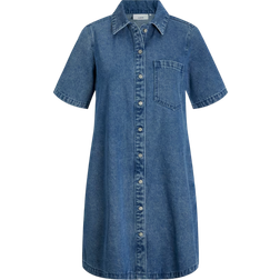 JJXX Amara Denim Dress - Medium Blue Denim