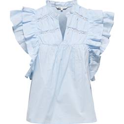 Only Stoponlsunny Top - Blue/Cashmere Blue