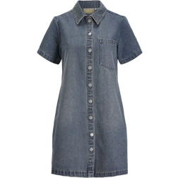JJXX Amara Denim Dress - Blue/Medium Blue Denim
