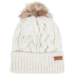 Barbour Penshaw Cable Knit Beanie - Cloud
