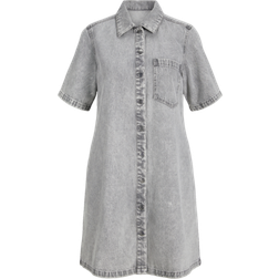 JJXX Amara Denim Dress - Grey/Grey Denim