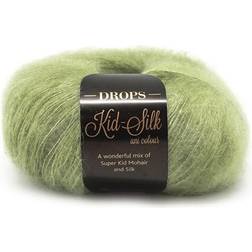 Drops Design Kid Silk Uni Colour Apple Green 210m