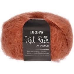 Drops Design Kid Silk Uni Colour Rust 210m