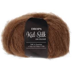 Drops Design Kid Silk Uni Colour Chocolate 210m
