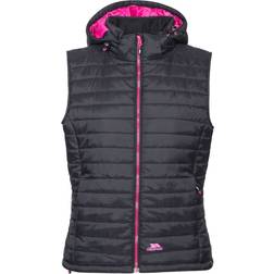 Trespass Women's Aretha Hooded Padded Gilet - Black