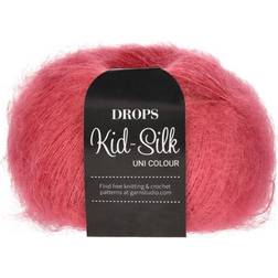 Drops Design Kid Silk Uni Colour Raspberry 210m