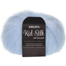 Drops Design Kid Silk Uni Colour Light Sky Blue 210m