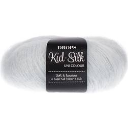 Drops Design Kid Silk Uni Colour Ice Crystal 210m