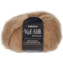 Drops Design Kid Silk Uni Colour Almond 210m
