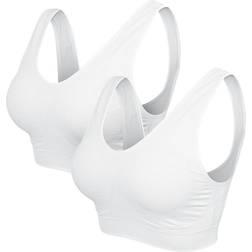 Urban Classics Padded Sports Bra 2-pack - White