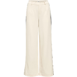 Object Lisa Wide Leg Pants - Cream/Black