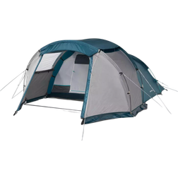 Quechua Mh100 XXL 4 Person Camping Tent Teal Blue/Grey