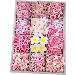 Shein Girls Pink Butterfly Hair Accessories 870-pack