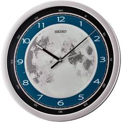 Seiko QXA831S Blue/Grey Wall Clock 40cm