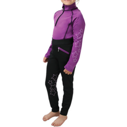 Hy Equestrian Stella Base Layer - Purple/Black