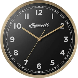 Ingersoll Retro Look Black/Gold Wall Clock 45cm