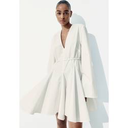 H&M Flared Skirt Dress - White