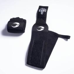 Gasp Hardcore Wrist Wraps 18 Inch Black White