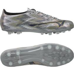 Mizuno Alpha II Elite AG Platinum Silver - Sølv/Guld
