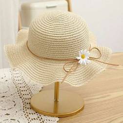 Shein One Cute Princess Style Straw Sun Hat - Outdoor
