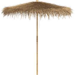 vidaXL Bamboo Umbrella with Banana Leaf Roof 240 cm
