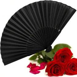 Shein Black Classic Folding Hand Fan
