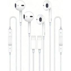 Shein Wired Earphones With Microphone Volume Control