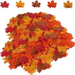 Shein 50pcs Maple Leaves Decorations Artificial Plant