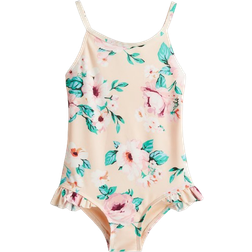 H&M Printed Swimsuit - Light Peach/Floral (1289285001)