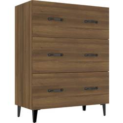 vidaXL 817350 Brown Oak Skænk 69.5x90cm