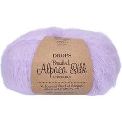 Drops Design Brushed Alpaca Silk Uni Colour Söt orkidé 140m