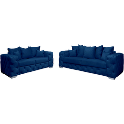Snooze Online Ashton Scatter Royal Blue Sofa 207cm 2pcs