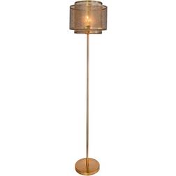 By Rydéns Hermine Matt Brass Gulvlampe 157cm