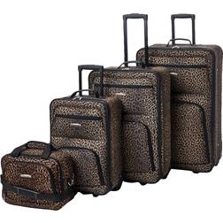Rockland Jungle Set of 4 - Leopard