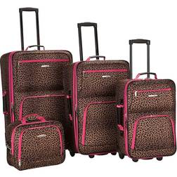 Rockland Jungle 4 delar - Rosa Leopard