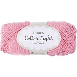 Drops Design Cotton Light Uni Colour Pionrosa 105m