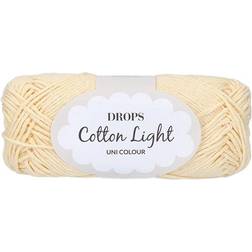 Drops Design Cotton Light Uni Colour Vanilj 105m