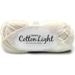 Drops Design Cotton Light Uni Colour Natur 105m
