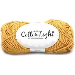 Drops Design Cotton Light Uni Colour Gul 105m