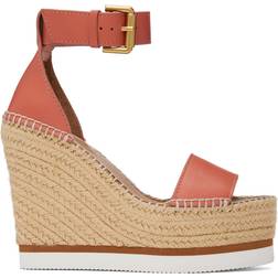 See by Chloé Glyn Espadrille Wedge - Light/Pastel Orange