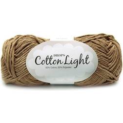 Drops Design Cotton Light Uni Colour Brun 105m