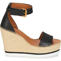 See by Chloé Glyn Espadrille Wedge - Black