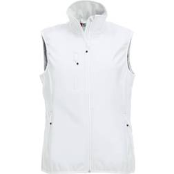 Clique Basic Softshell Vest Women - White