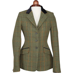 Shires Kid's Aubrion Saratoga Jacket - Red/Yellow/Blue Check