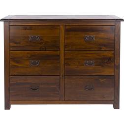 Core Products Boston Brown Chest of Drawer 110x91cm