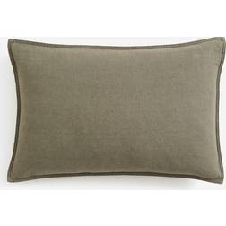 H&M Linen Kuddöverdrag Grön (60x40cm)